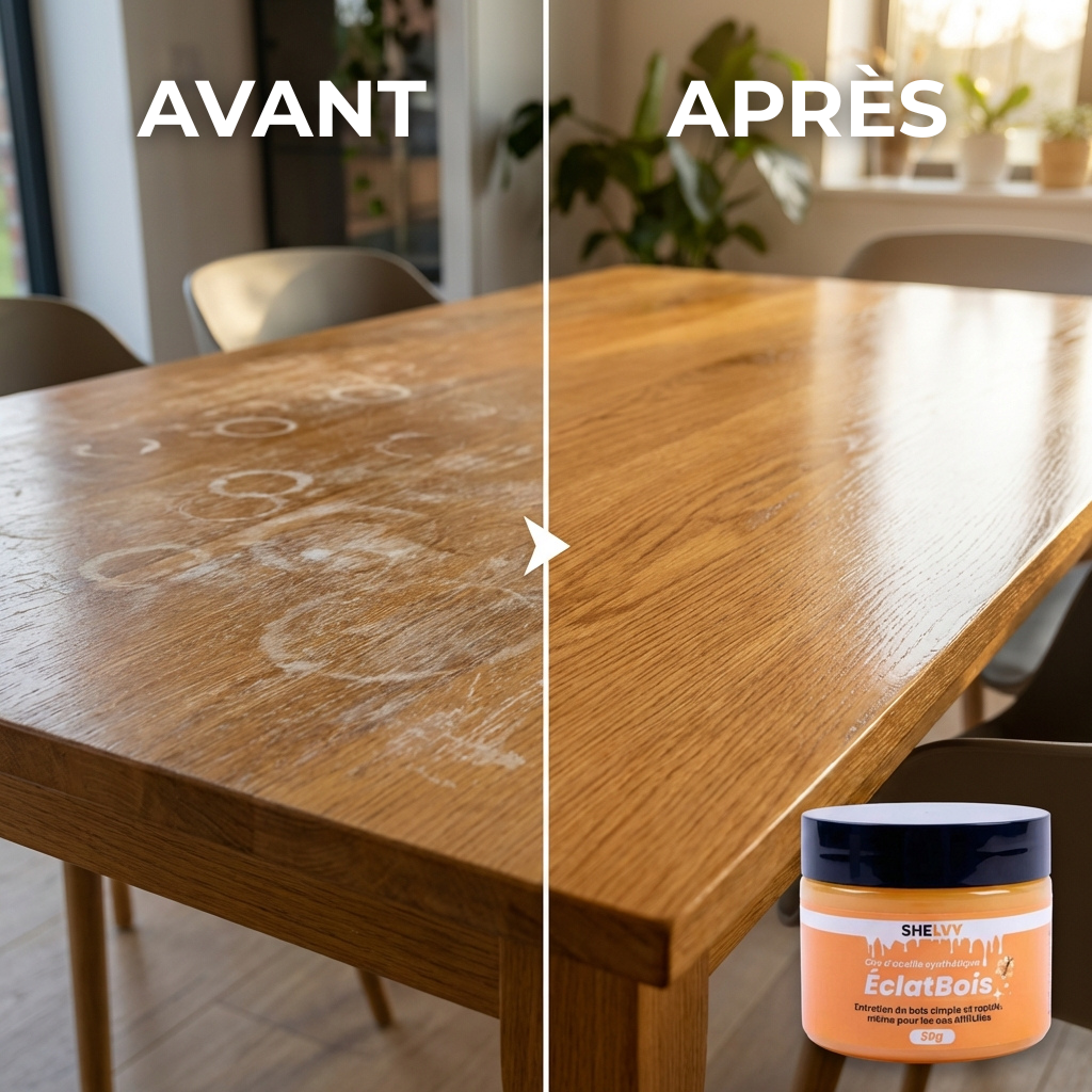 ÉclatBois - Vos meubles ne sont pas foutus. Ils ont juste besoin de 2 minutes.