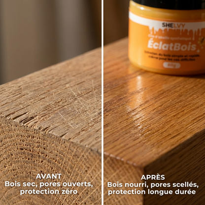 ÉclatBois - Vos meubles ne sont pas foutus. Ils ont juste besoin de 2 minutes.