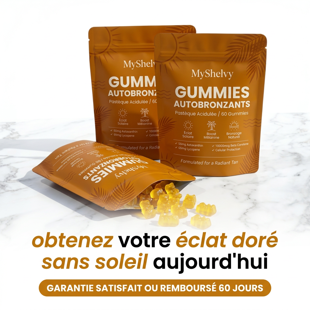 MyShelvy - Gummies Autobronzants